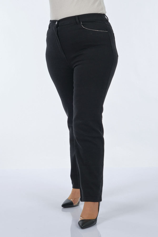 Seleste Yüksek Bel Kadın Pantolon - Minimalist Günlük Stil