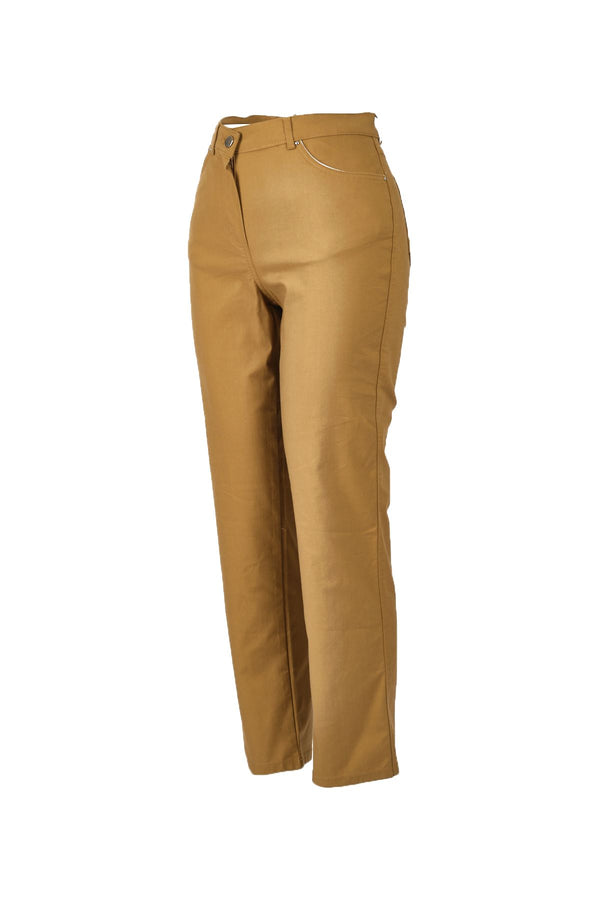 Seleste Minimalist Yüksek Bel Regular Fit Kadın Pantolon - Günlük Kullanım