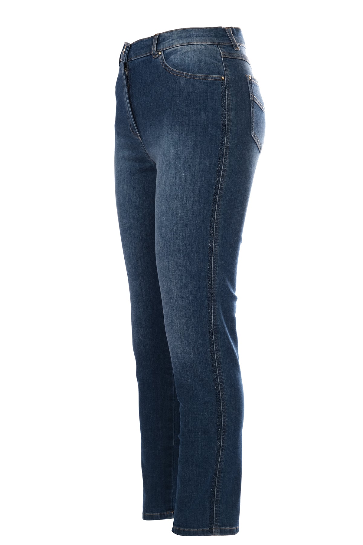 Seleste Minimalist Yüksek Bel Dar Paça Jean Pantolon - Günlük Şıklık Translation missing: ar.content.product_image_secondary