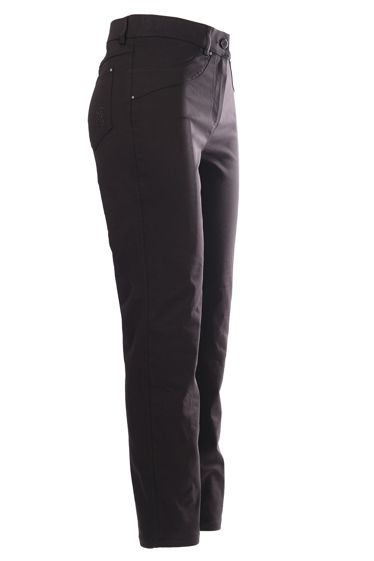 Seleste Minimalist Yüksek Bel Kadın Pantolon - Regular Fit - Günlük & Ofis