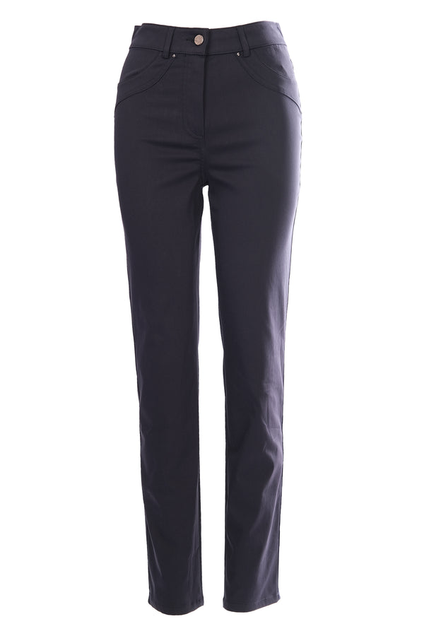 Seleste Minimalist Yüksek Bel Kadın Pantolon - Regular Fit - Günlük & Ofis