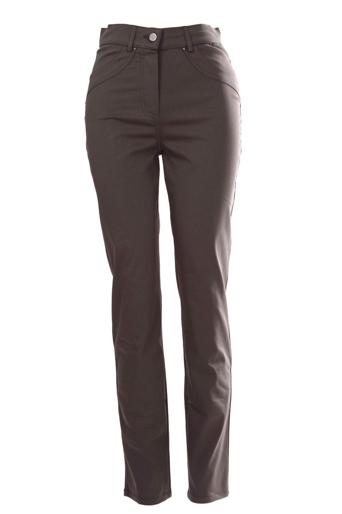 Seleste Minimalist Yüksek Bel Kadın Pantolon - Regular Fit - Günlük & Ofis Ana görsel