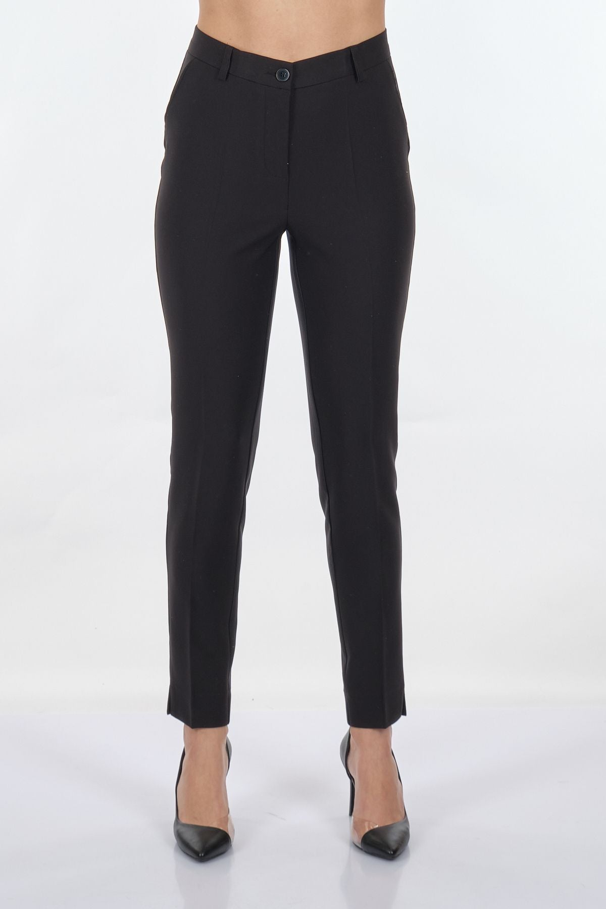 Seleste Kadın Slim Fit Pantolon - Minimalist Günlük Şık İkincil görsel