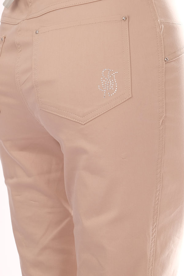 Seleste Minimalist Yüksek Bel Kadın Pantolon - Regular Fit - Günlük & Ofis