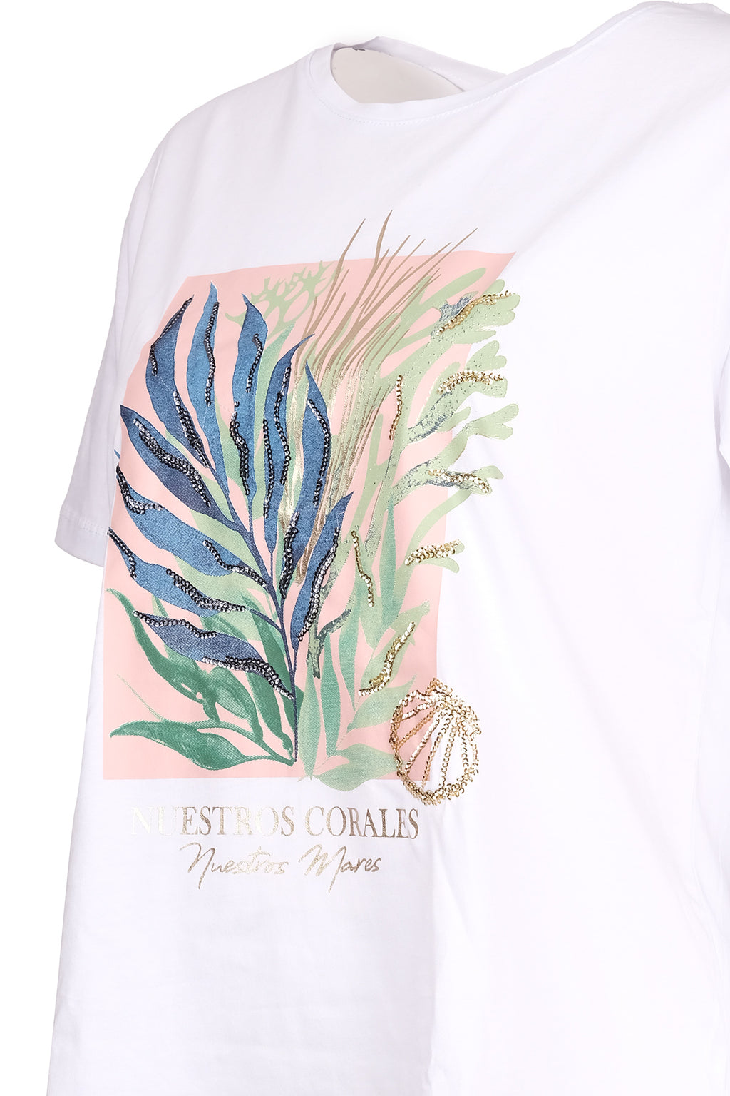 Sempre Oversize Minimalist Baskılı Kadın Tişört - Kısa Kol