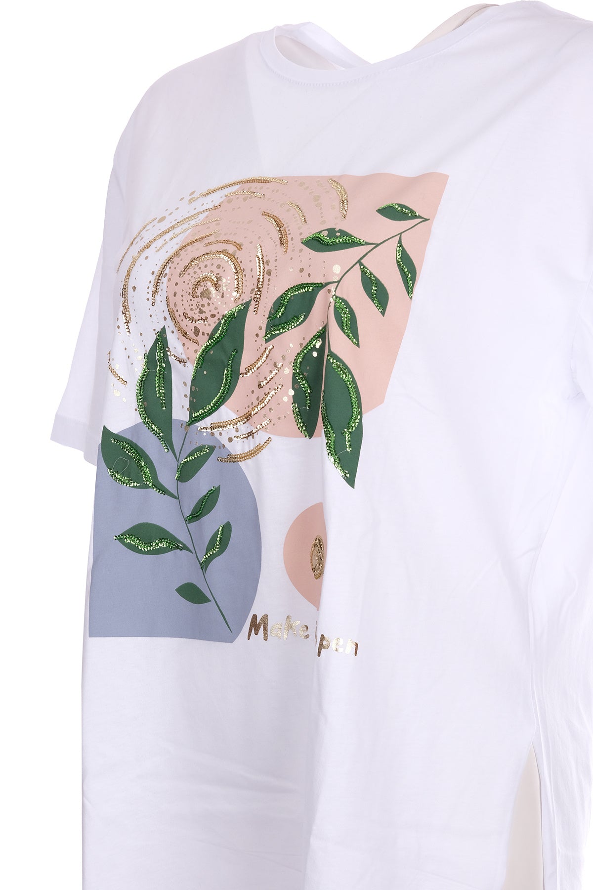 Sempre Oversize Minimalist Kadın Tunik - Kısa Kol - Günlük