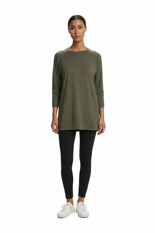 sıfır yaka basic tunik Scl