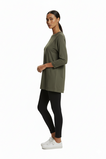 sıfır yaka basic tunik Scl