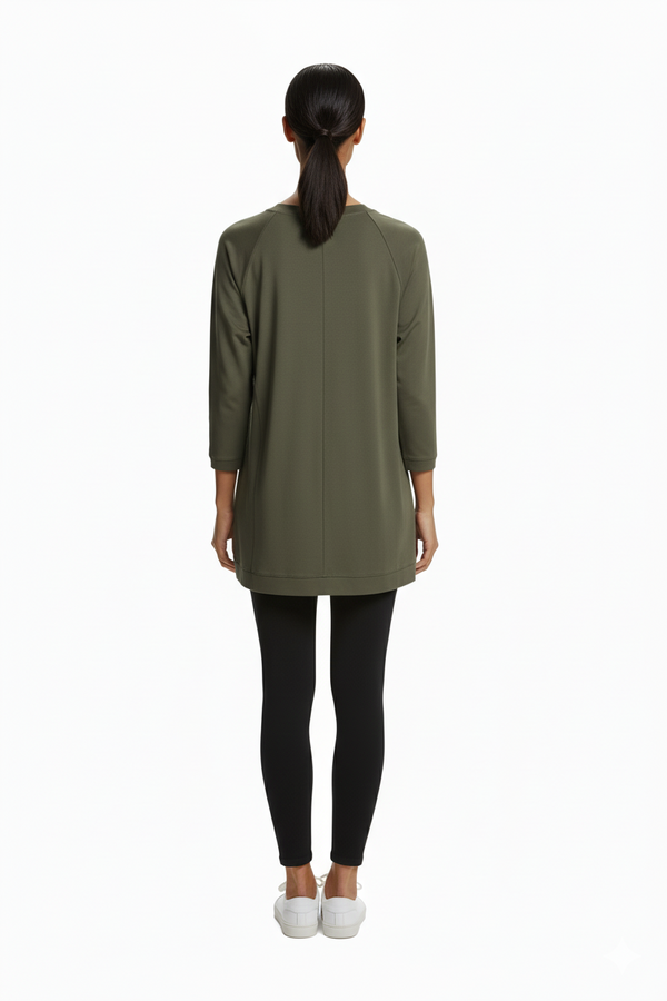 sıfır yaka basic tunik Scl