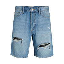Jack&Jones Oversize Yırtık Detaylı Denim Şort - Rahat ve Şık