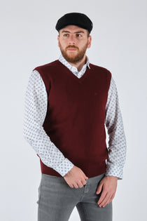 De Blasio V Yaka Oversize Erkek Yelek - Minimalist Günlük Stil