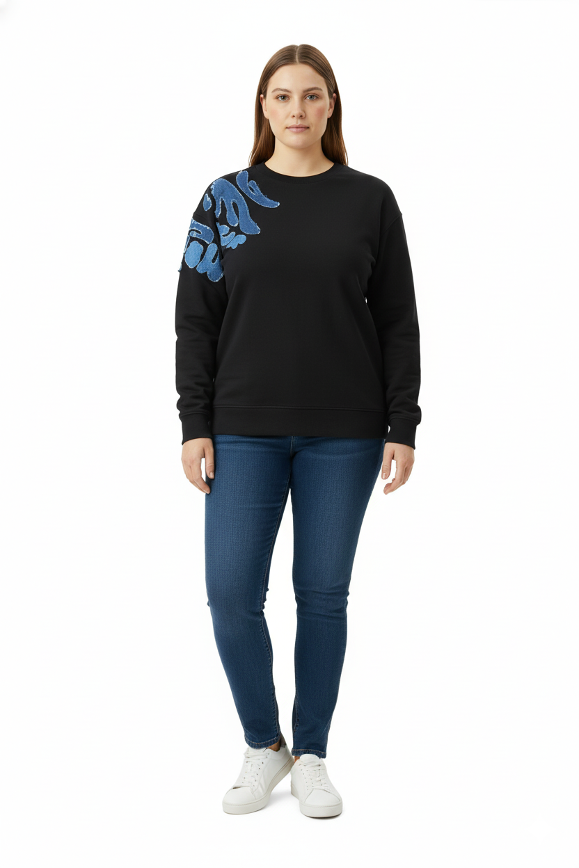 Faik Sönmez Kadın Sweatshirt UW26SWT007 Translation missing: ar.content.product_image_secondary