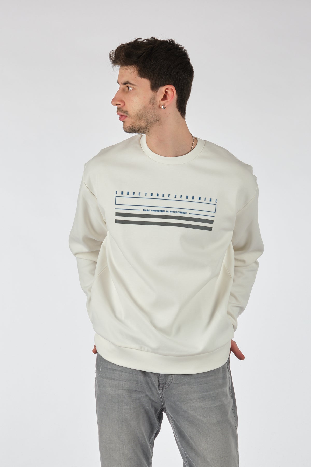 Gmg Fırenze Oversize Erkek Sweatshirt - Minimalist ve Rahat Translation missing: ar.content.product_image_main