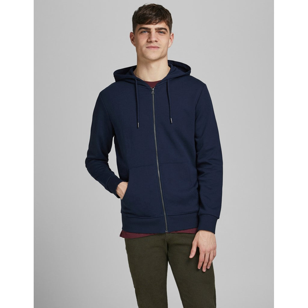 Jack&Jones Oversize Fermuarlı Kapüşonlu Erkek Sweatshirt - Günlük ve Spor Translation missing: tr.content.product_image_secondary