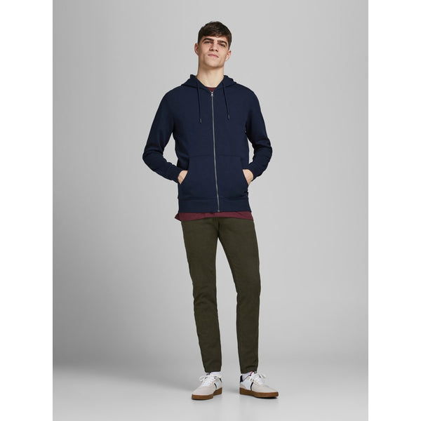 Jack&Jones Oversize Fermuarlı Kapüşonlu Erkek Sweatshirt - Günlük ve Spor