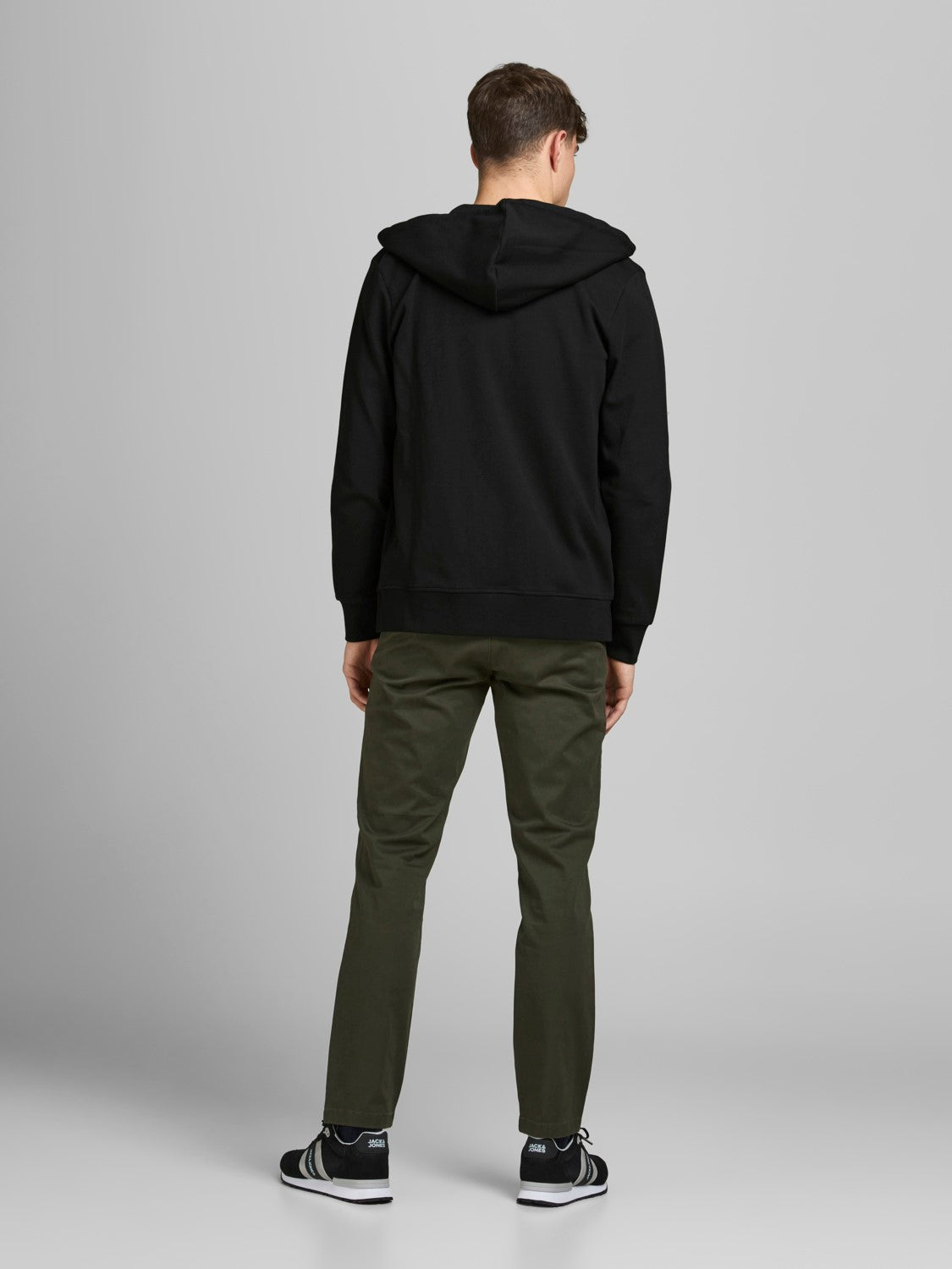 Jack&Jones Oversize Fermuarlı Kapüşonlu Erkek Sweatshirt - Günlük ve Spor