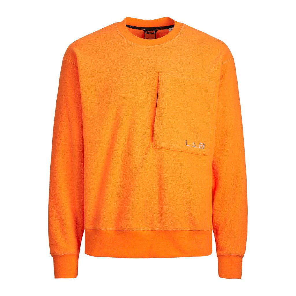 Jack&Jones Erkek Oversize Sweatshirt - Minimalist Stil - Günlük Kullanım