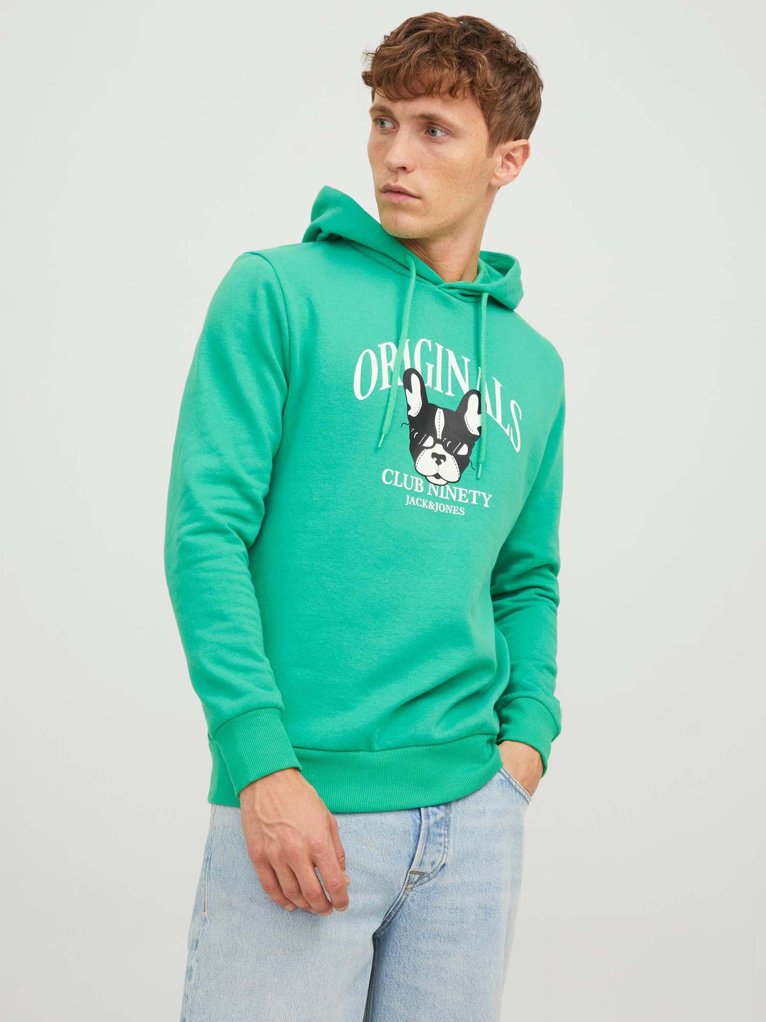 Jack&Jones Erkek Kapüşonlu Sweatshirt - Oversize & Rahat