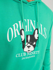 Jack&Jones Erkek Kapüşonlu Sweatshirt - Oversize & Rahat