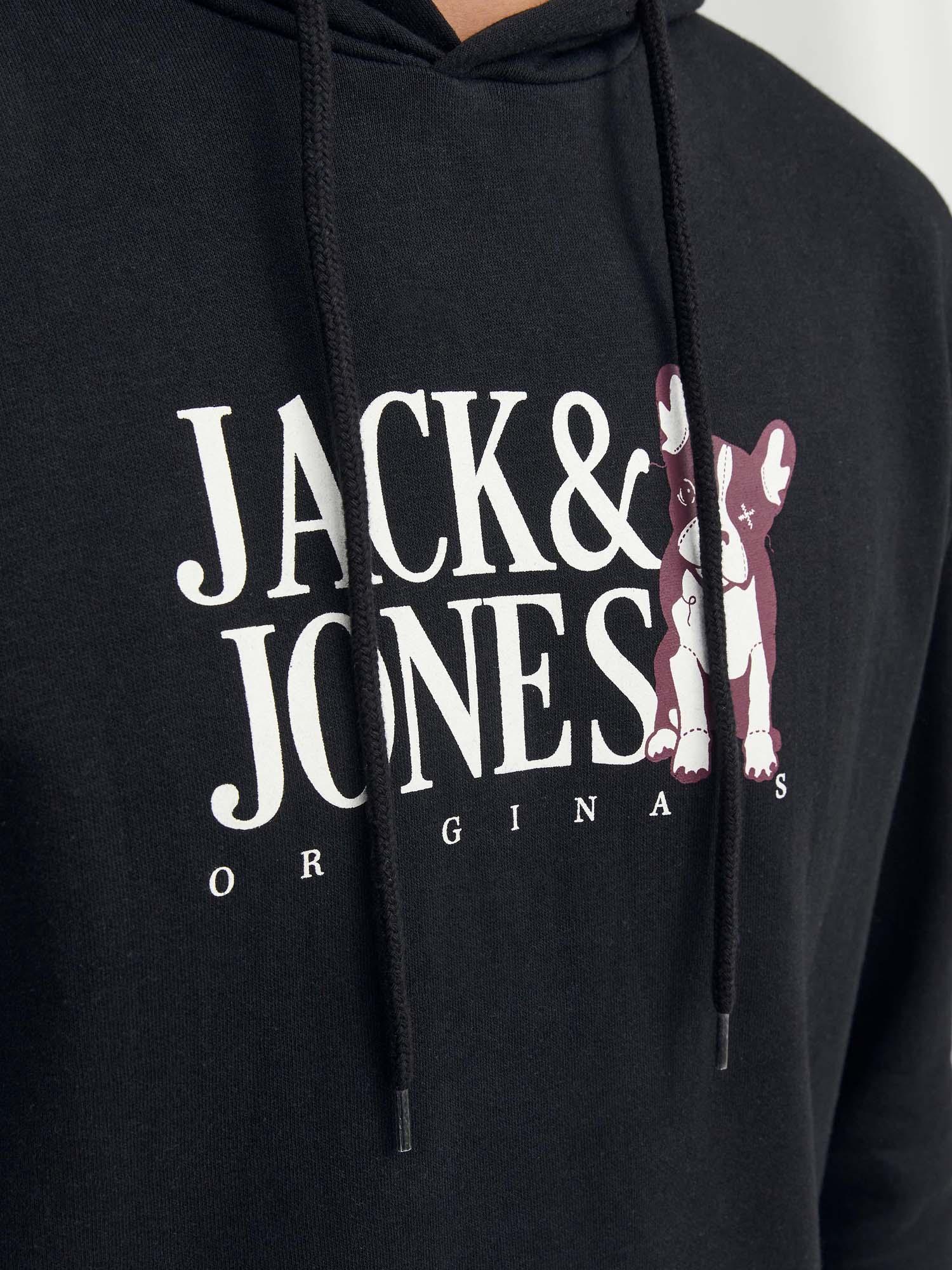 Jack&Jones Erkek Kapüşonlu Sweatshirt - Oversize & Rahat