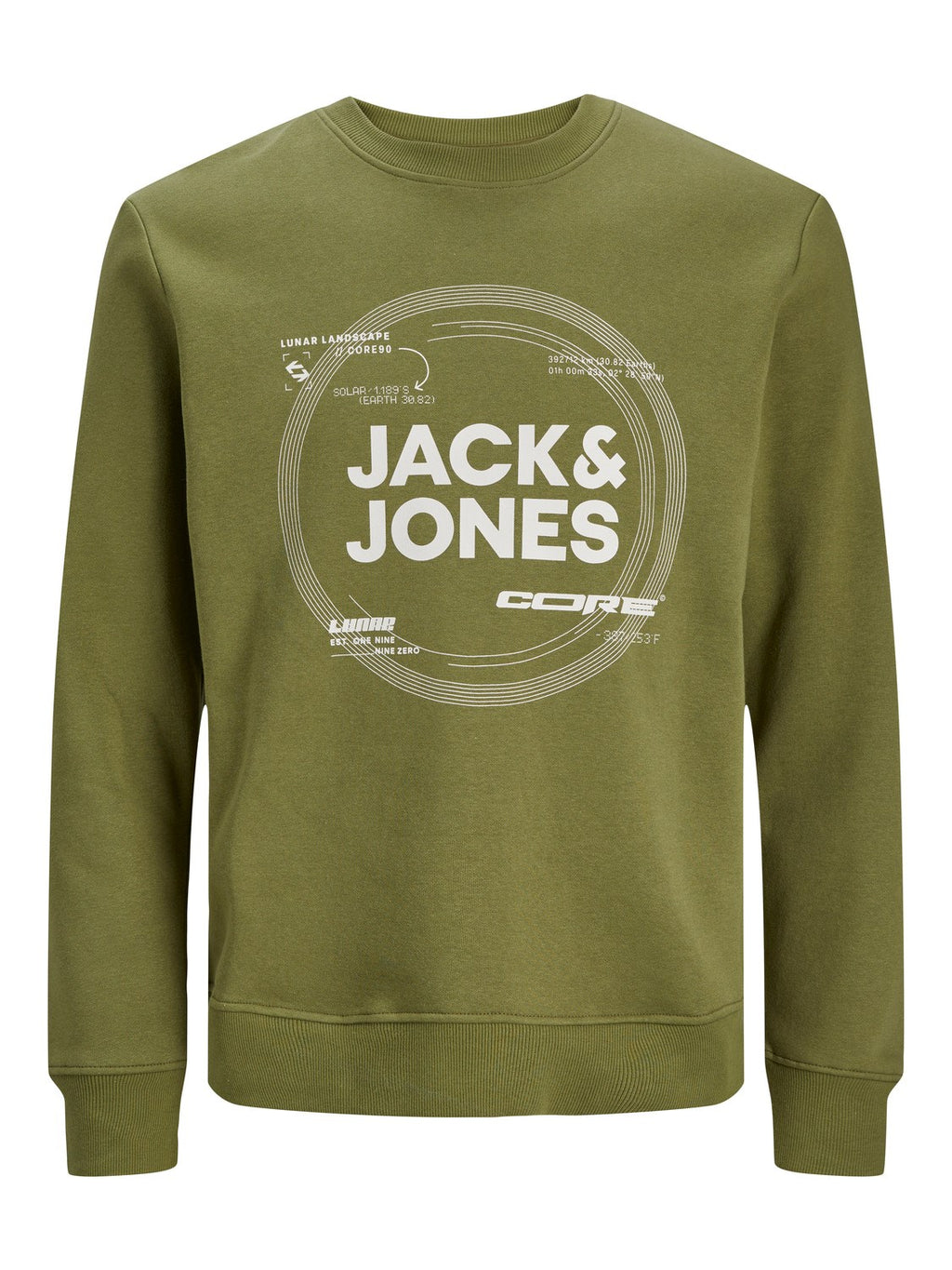 Jack&Jones Erkek Oversize Sweatshirt - Minimalist Tasarım - Günlük Kullanım