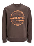 Jack&Jones Erkek Oversize Sweatshirt - Minimalist Tasarım - Günlük Kullanım