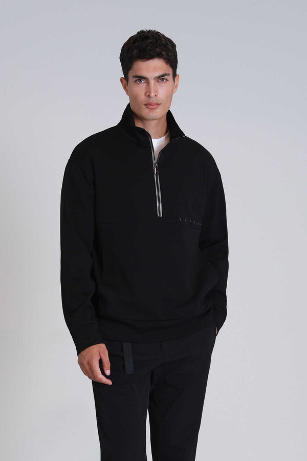 Lufian Minimalist Oversize Erkek Sweatshirt - Günlük Kullanım