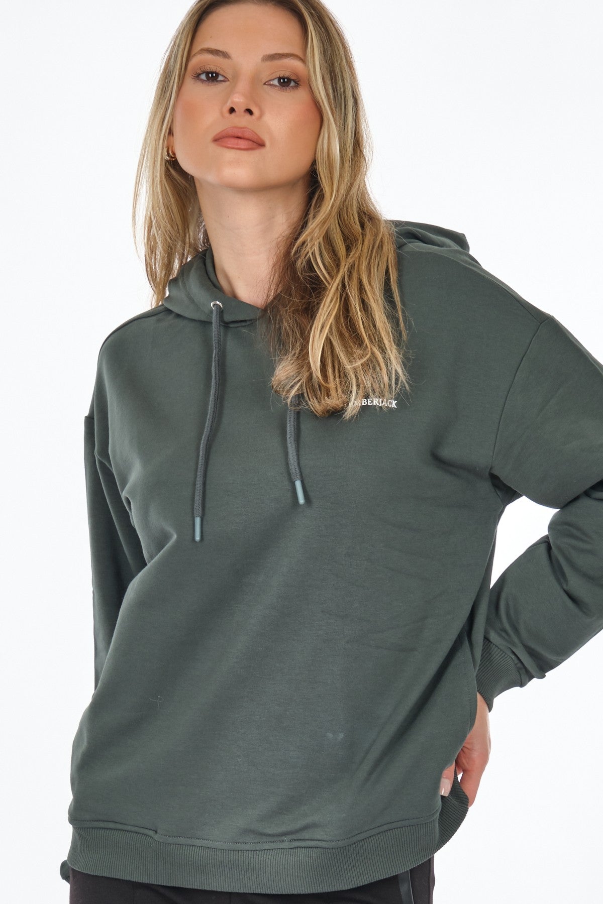 Lumberjack Oversize Kapüşonlu Kadın Sweatshirt - Rahat ve Şık!