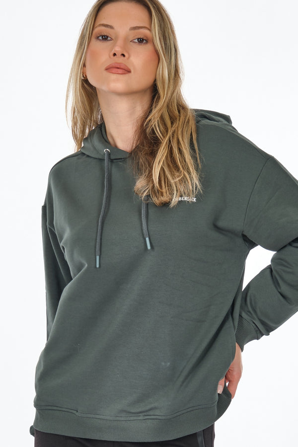 Lumberjack Oversize Kapüşonlu Kadın Sweatshirt - Rahat ve Şık!