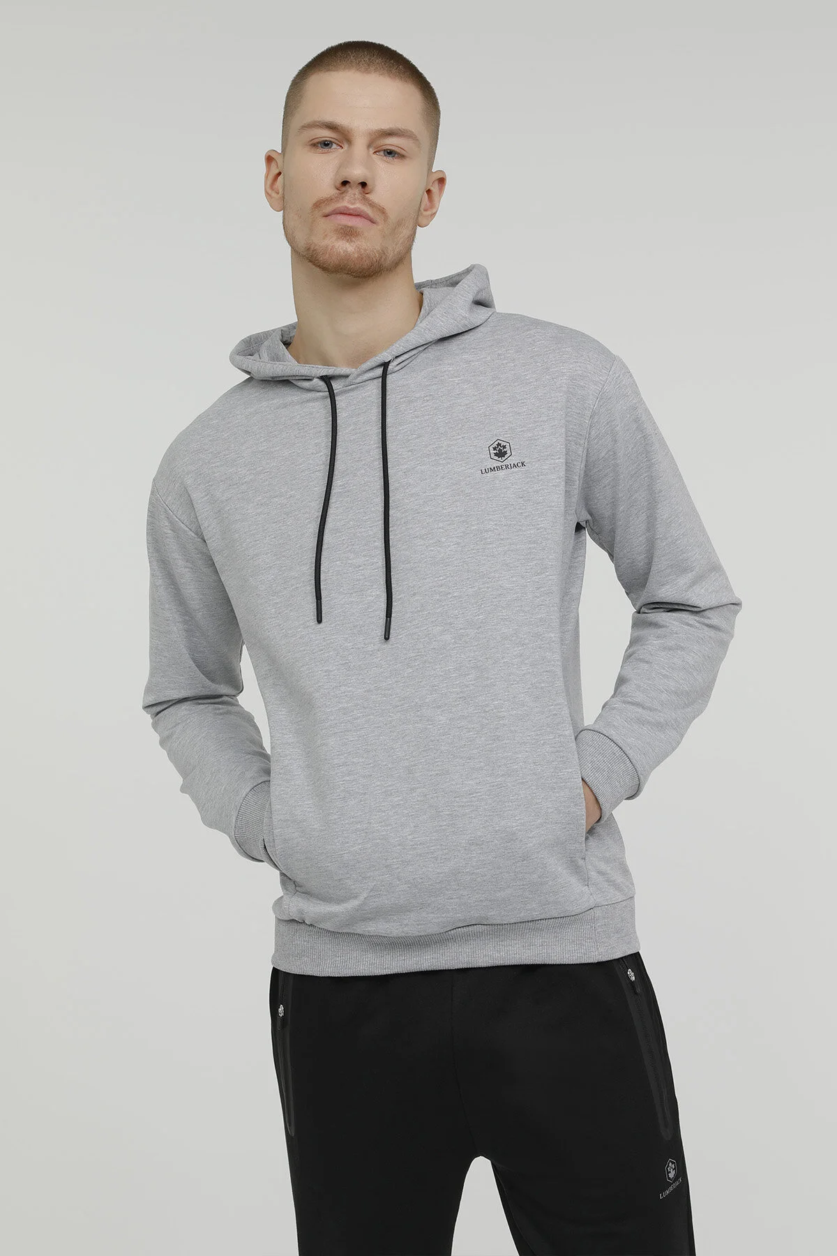 Lumberjack Oversize Kapüşonlu Sweatshirt Erkek - Rahat ve Şık Günlük Stil Translation missing: ar.content.product_image_secondary