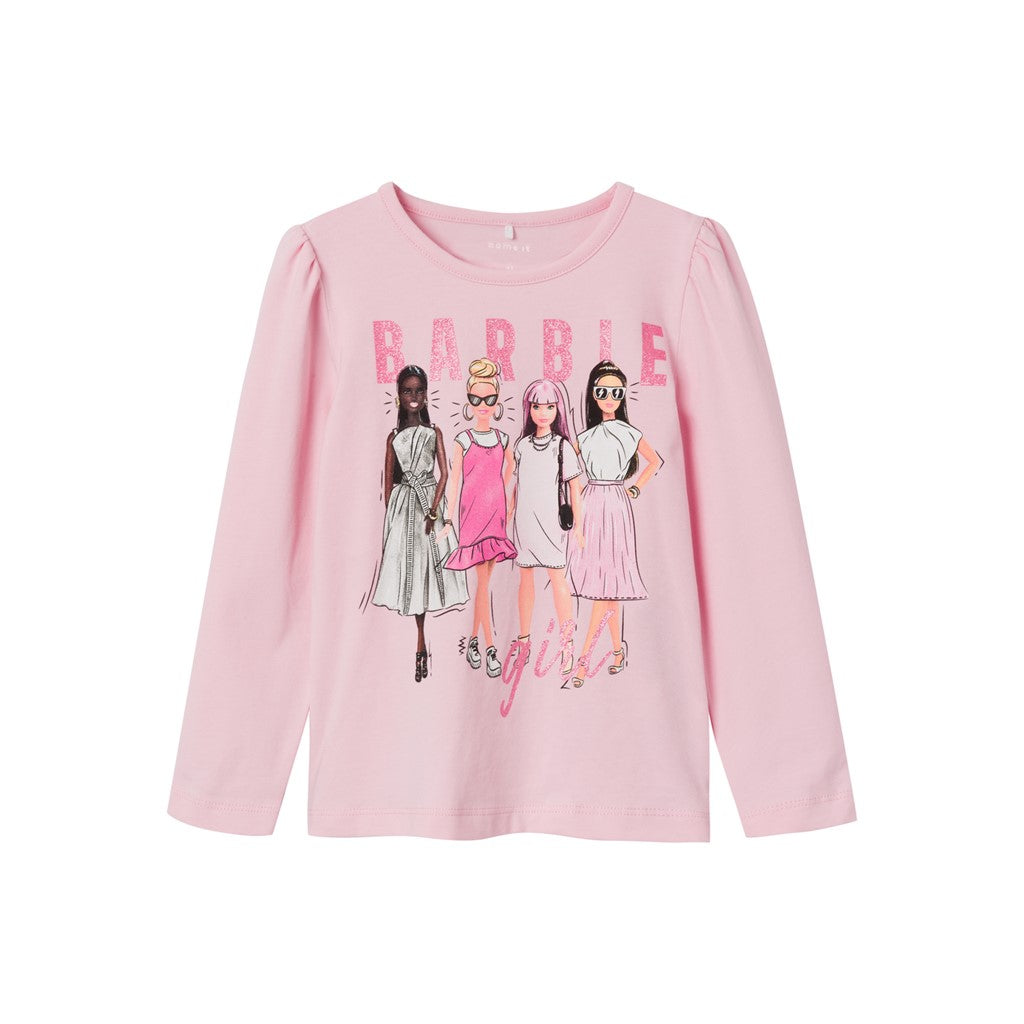 Barbie Baskılı UzunKol Kız Çocuk Sweatshirt-Minimalist Tarz