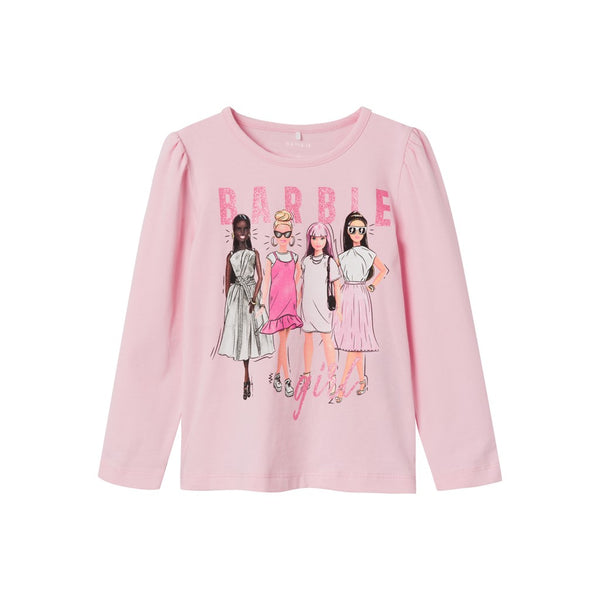 Barbie Baskılı UzunKol Kız Çocuk Sweatshirt-Minimalist Tarz