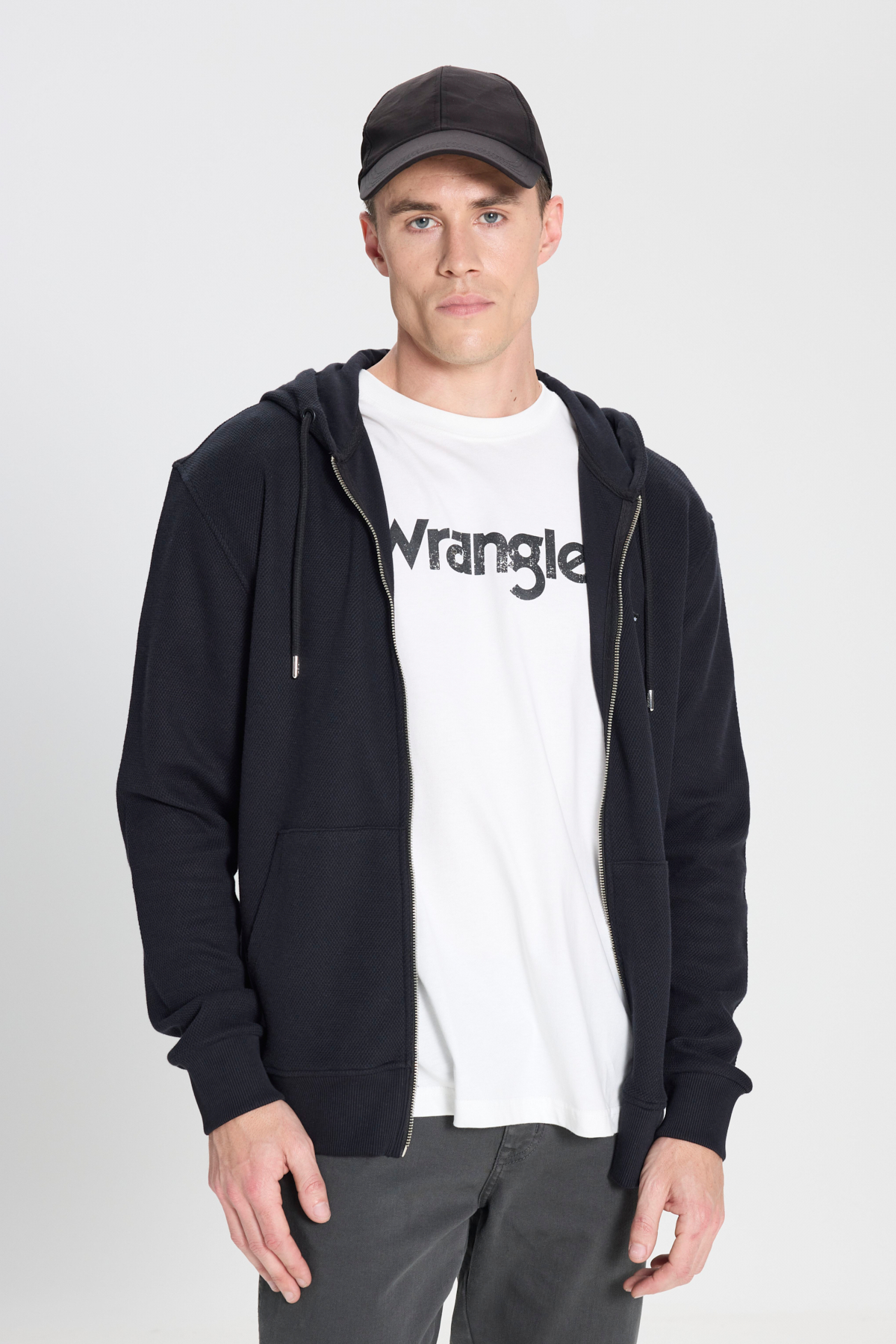 Regular Fit Normal Kesim Kapüşonlu %100 Pamuk Sweatshirt Sweatshirt Wrangler Translation missing: ar.content.product_image_main