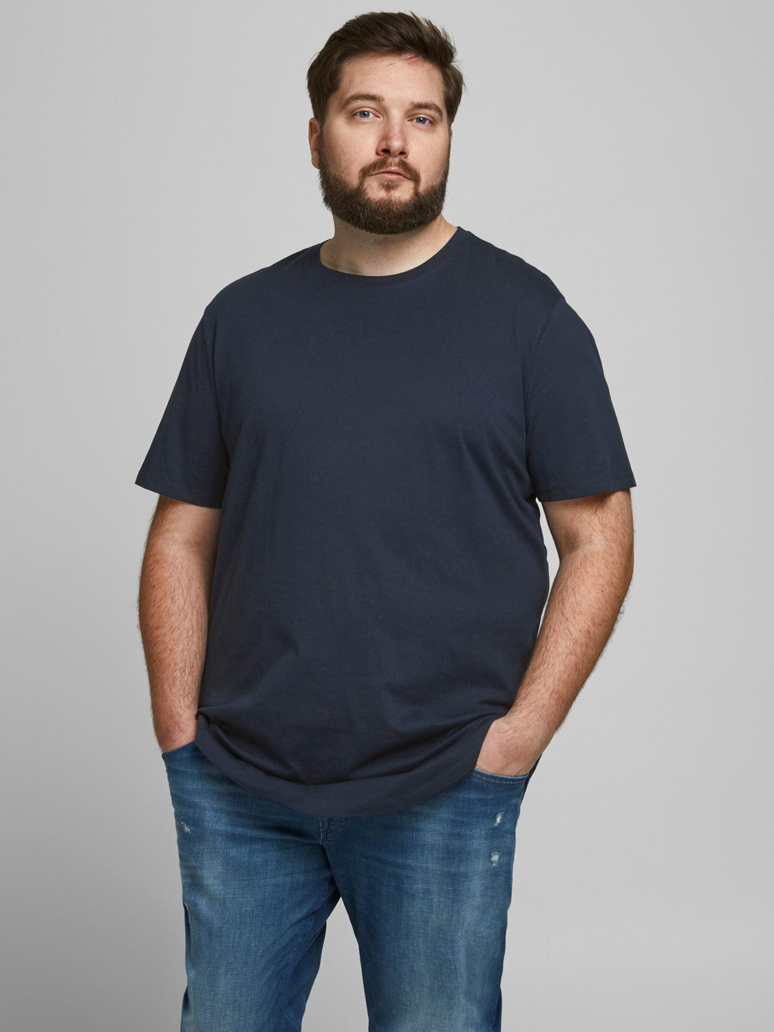 Jack&Jones Oversize Minimalist Erkek T-Shirt - Günlük Kullanım Translation missing: ar.content.product_image_main
