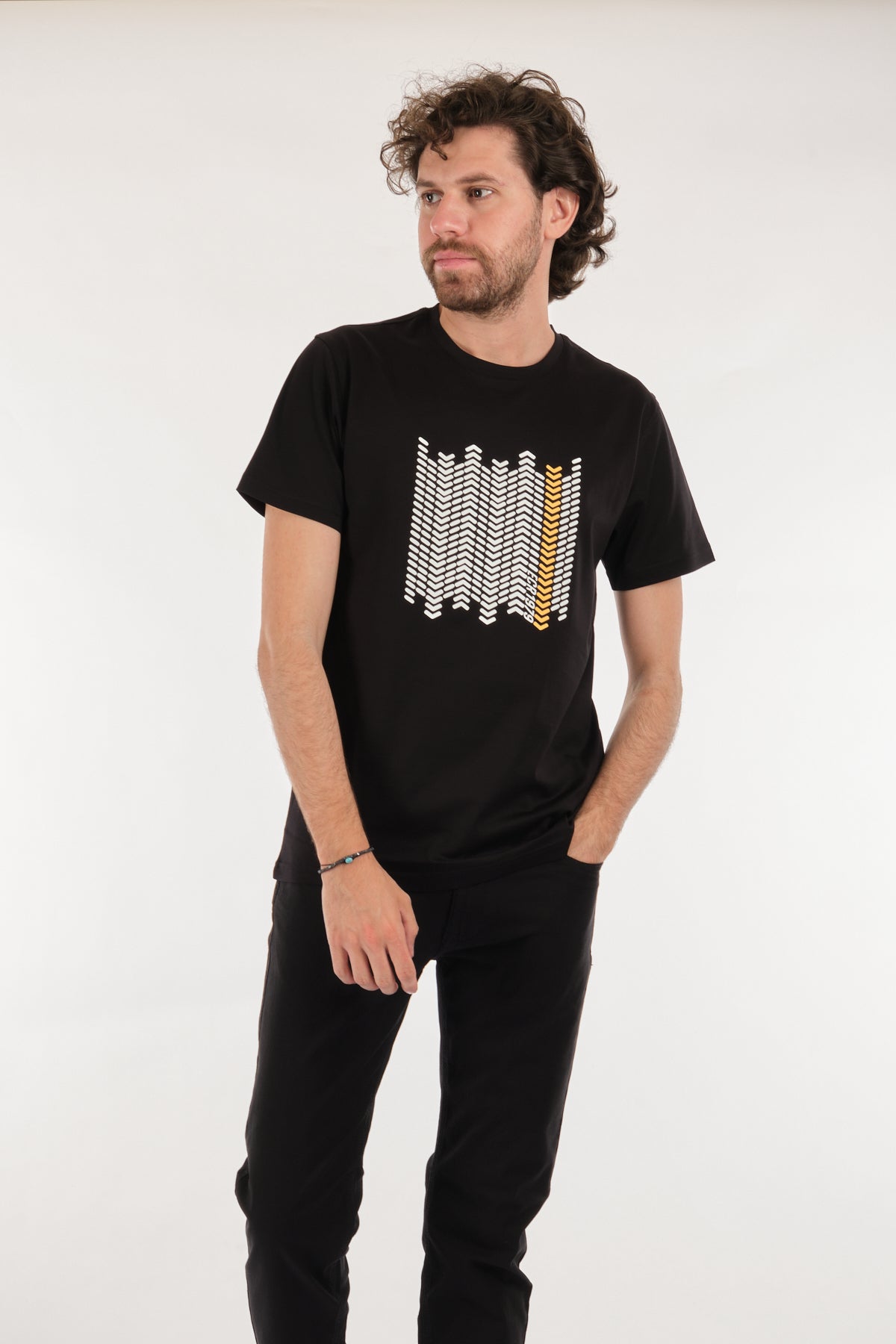 Ecer Minimalist Desenli Erkek T-Shirt - Kısa Kol, Yuvarlak Yaka, Günlük Translation missing: tr.content.product_image_main