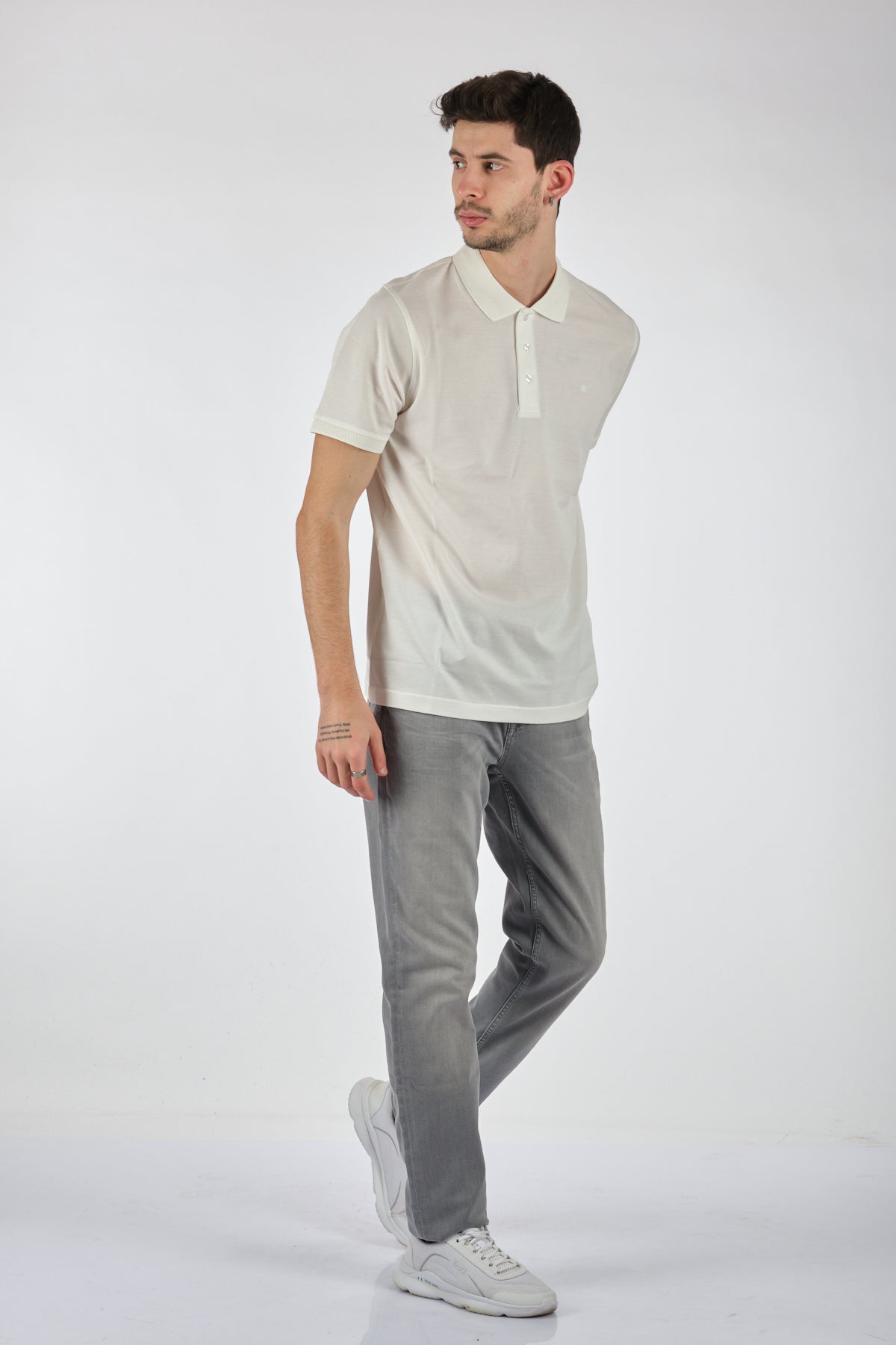 Ecer Erkek Polo Yaka Kısa Kol T-Shirt - Regular Fit - Günlük Translation missing: ar.content.product_image_secondary