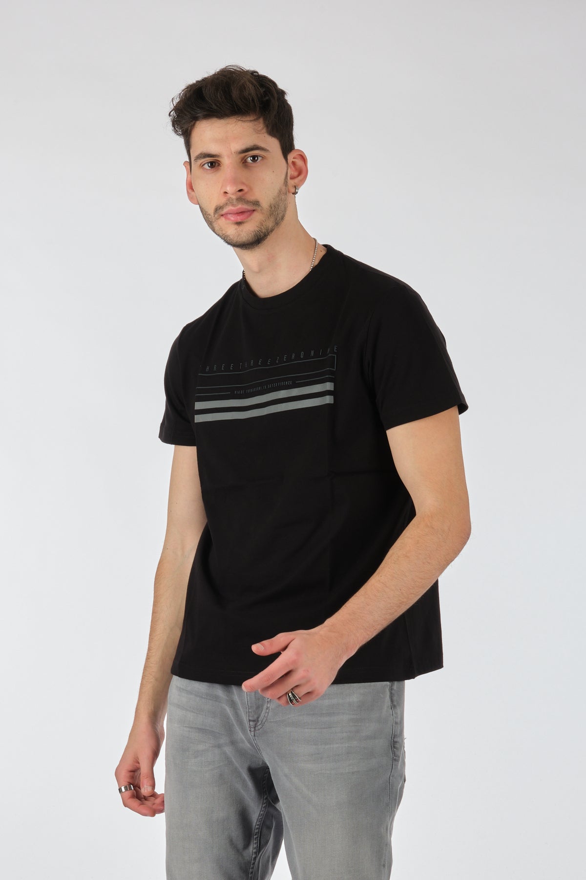 Gmg Fırenze Oversize Minimalist Erkek T-Shirt - Kısa Kol - Rahat Kesim