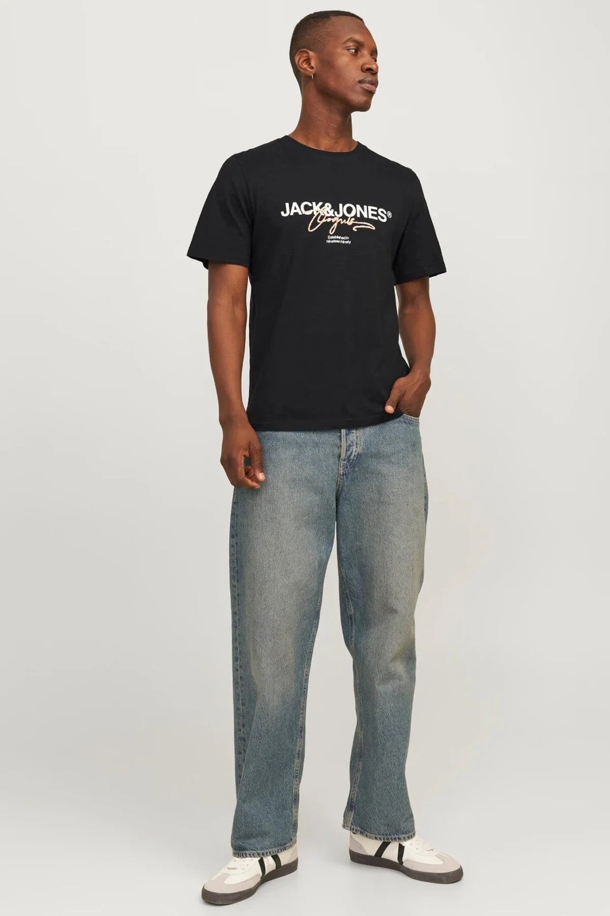 Jack&Jones Minimalist Erkek T-Shirt - Kısa Kol - Günlük