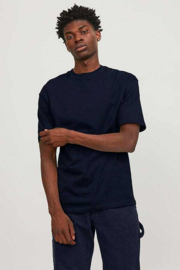 Jack&Jones Oversize Minimalist Erkek T-Shirt - Rahat Kesim Kısa Kol