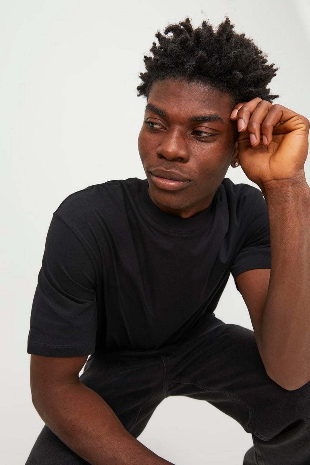 Jack&Jones Oversize Minimalist Erkek T-Shirt - Rahat Kesim Kısa Kol
