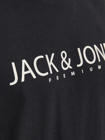 Jack&Jones Plus Oversize Minimalist Tişört - Kısa Kol Yuvarlak Yaka