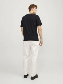 Jack&Jones Plus Oversize Minimalist Tişört - Kısa Kol Yuvarlak Yaka