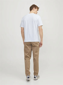 Jack&Jones Plus Oversize Minimalist Tişört - Kısa Kol Yuvarlak Yaka