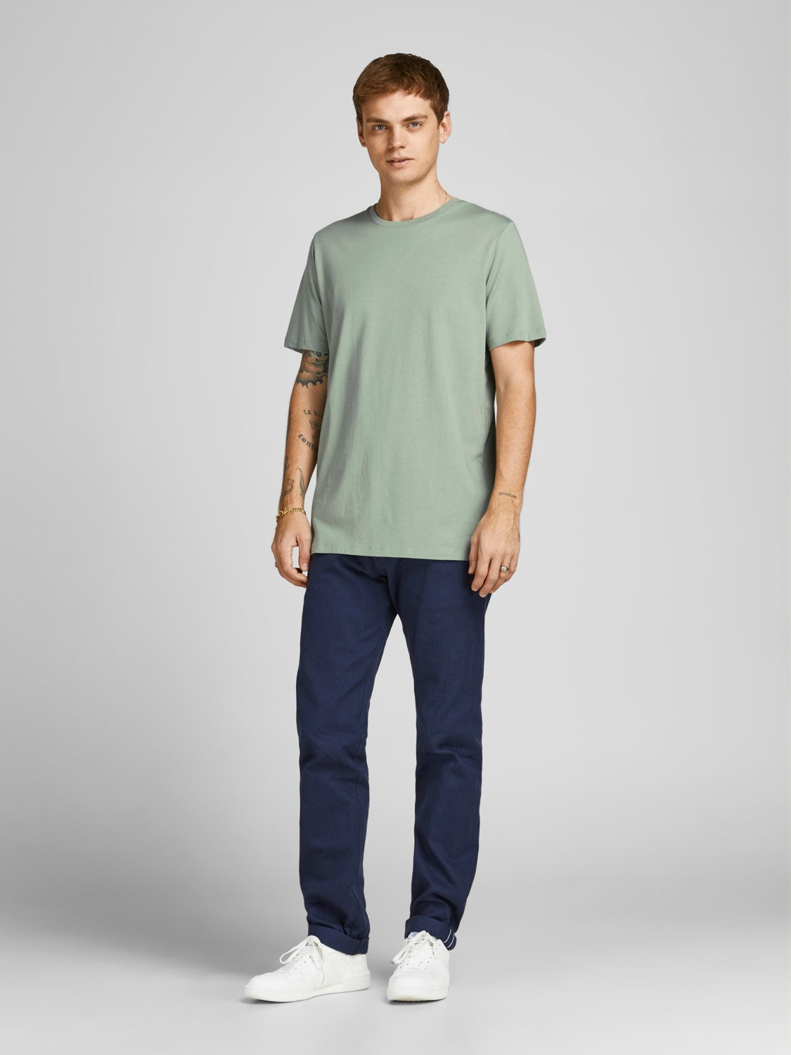 Jack&Jones Oversize Erkek T-Shirt - Minimalist Stil, Günlük Kullanım