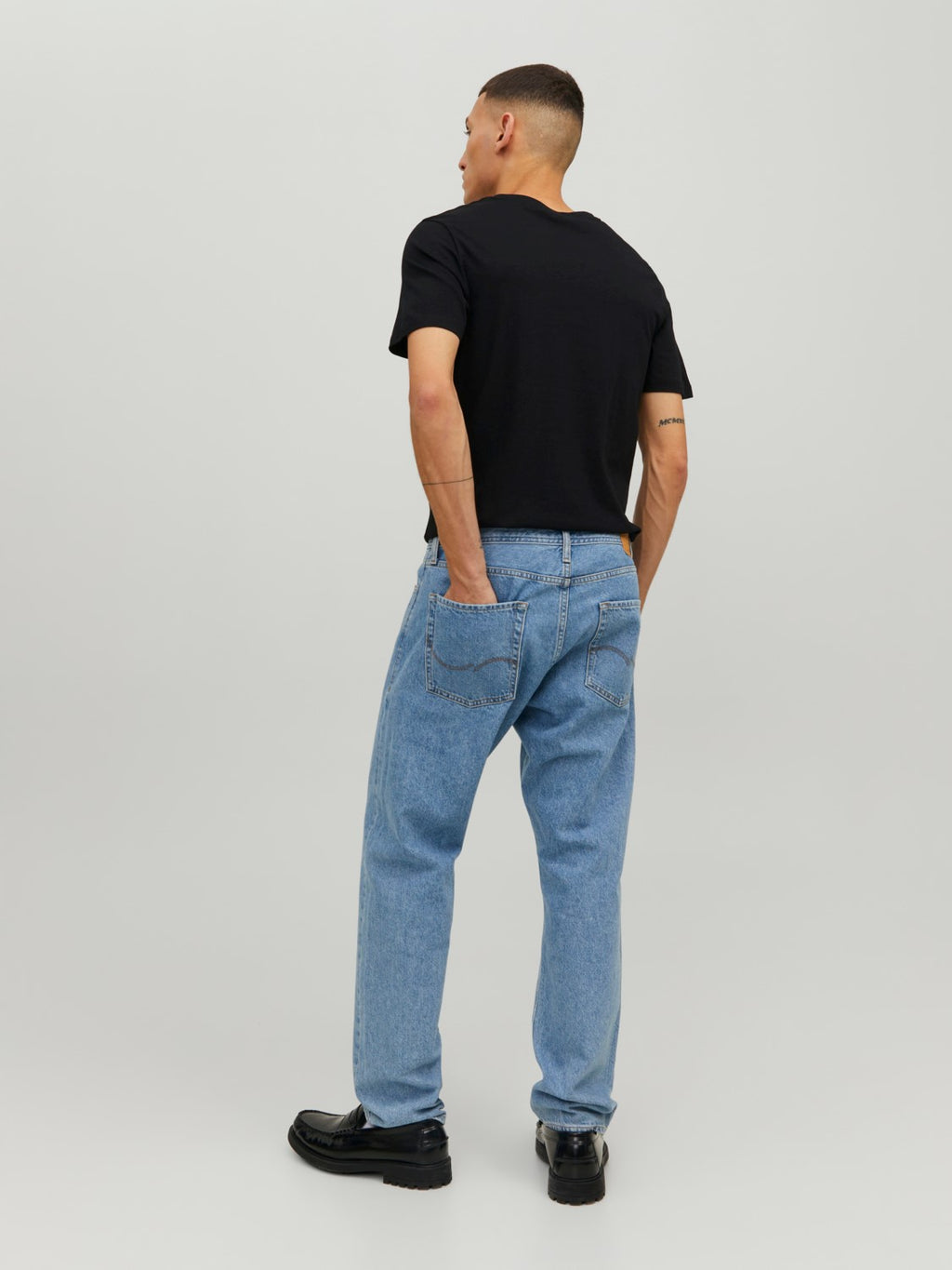 Jack&Jones Oversize Erkek T-Shirt - Minimalist Stil, Günlük Kullanım