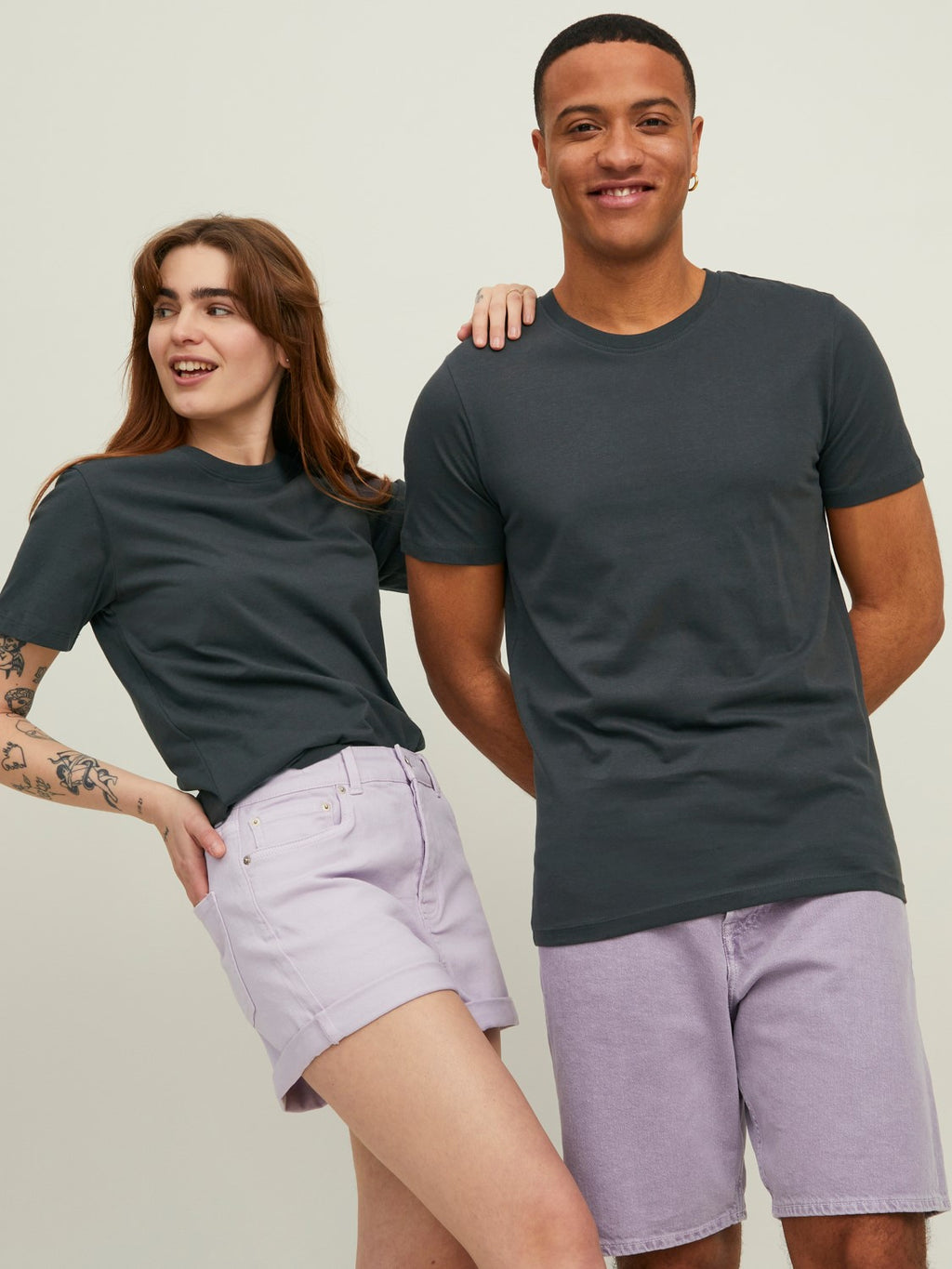 Jack&Jones Oversize Erkek T-Shirt - Minimalist Stil, Günlük Kullanım