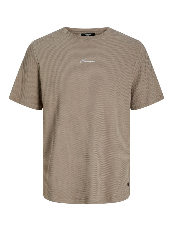 Jack&Jones Minimalist Oversize Erkek Tişört - Kısa Kol Yuvarlak Yaka