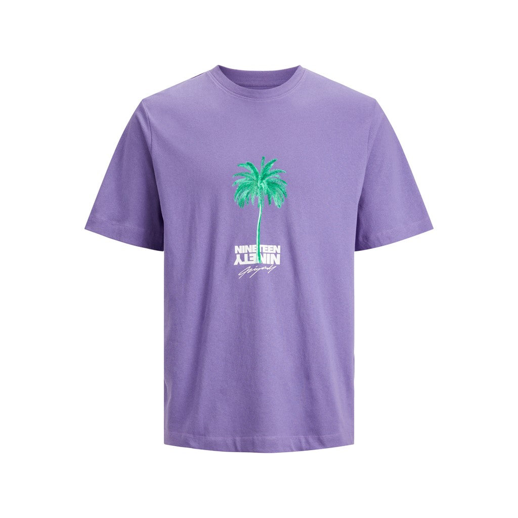 Jack&Jones Oversize Erkek T-Shirt - Kısa Kol Yuvarlak Yaka - Streetwear Tarzı