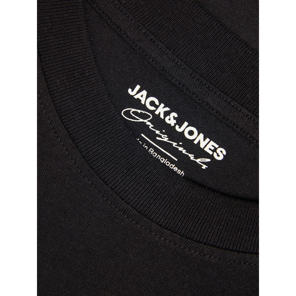 Jack&Jones Oversize Erkek T-Shirt - Kısa Kol Yuvarlak Yaka - Streetwear Tarzı