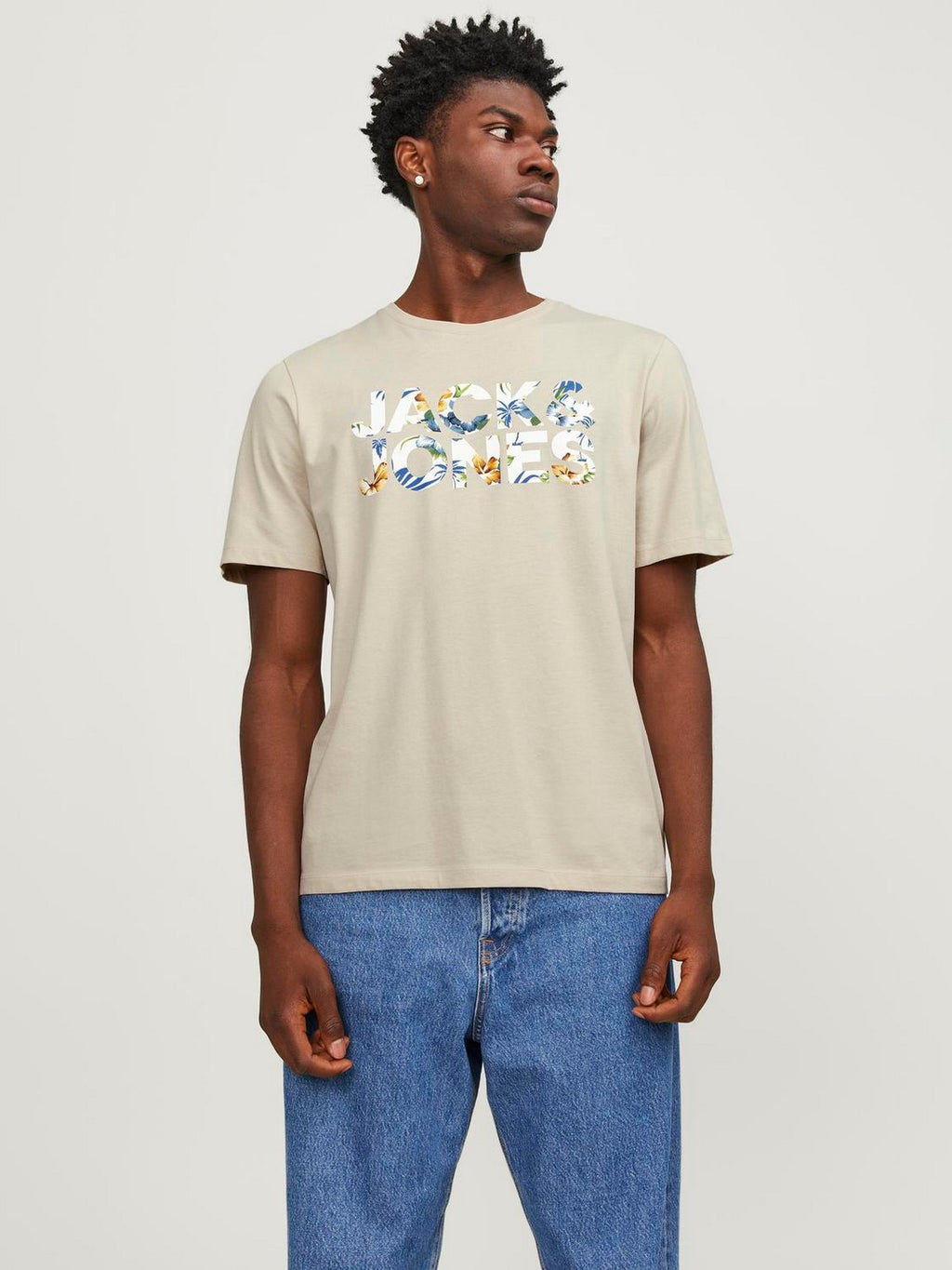 Jack&Jones Oversize Minimalist Erkek T-Shirt - Günlük Kullanım